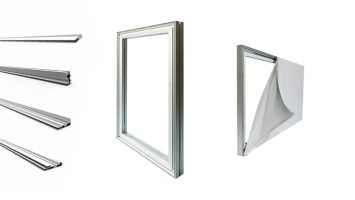 Alu-Profile für Textilspannrahmen