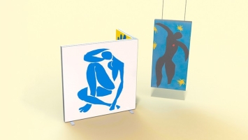 Beidseitige Textilrahmen