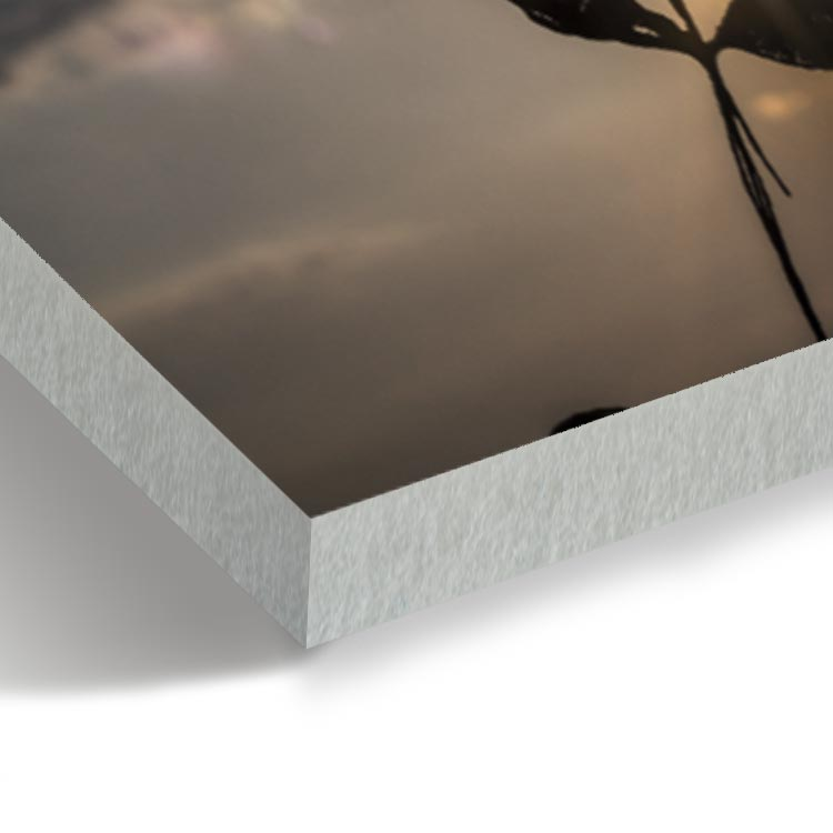 Leichtschaumplatte Detailansicht Ecke