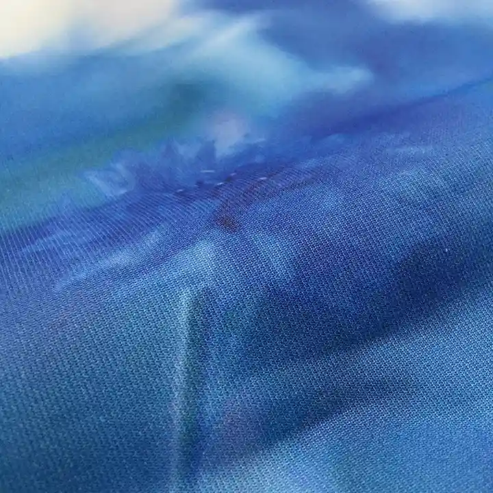 Textilstoff Nahaufnahme Direktdruck