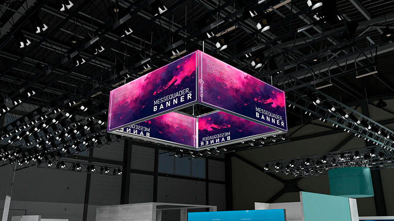 MesseQuader Alurahmen mit Bespannung MesseQuader Alurahmen mit Bespannung