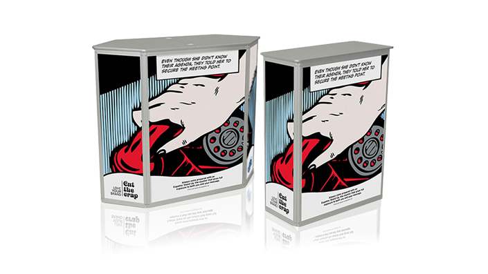 Messetheken & Zubehör FAQ Banner - Dargestellt Neutrale Messetheken