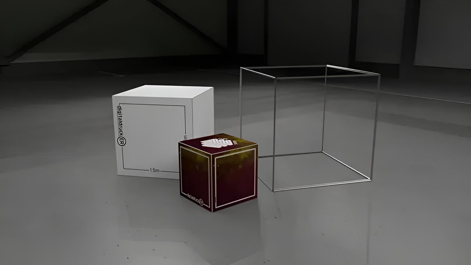 Messewürfel Stehend Beispiel