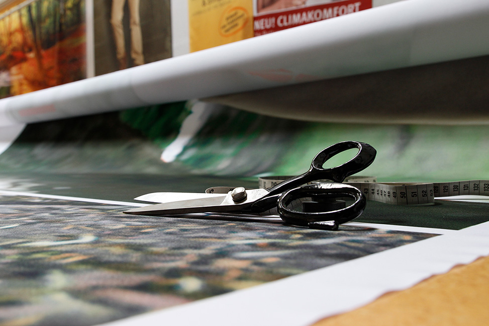 Großformatdruck FAQ Banner