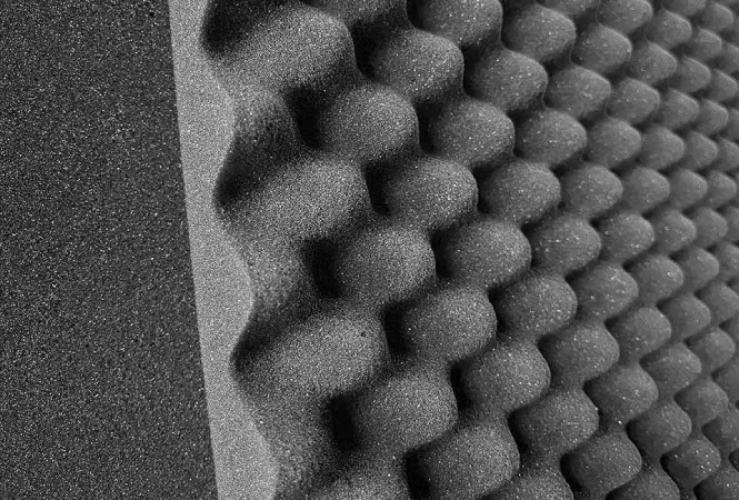 Noppelschaum Nahaufnahme 