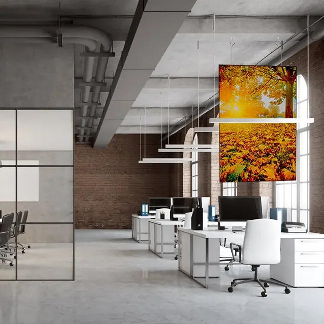 Akustikbanner Deckenmontiert Deckenhänger