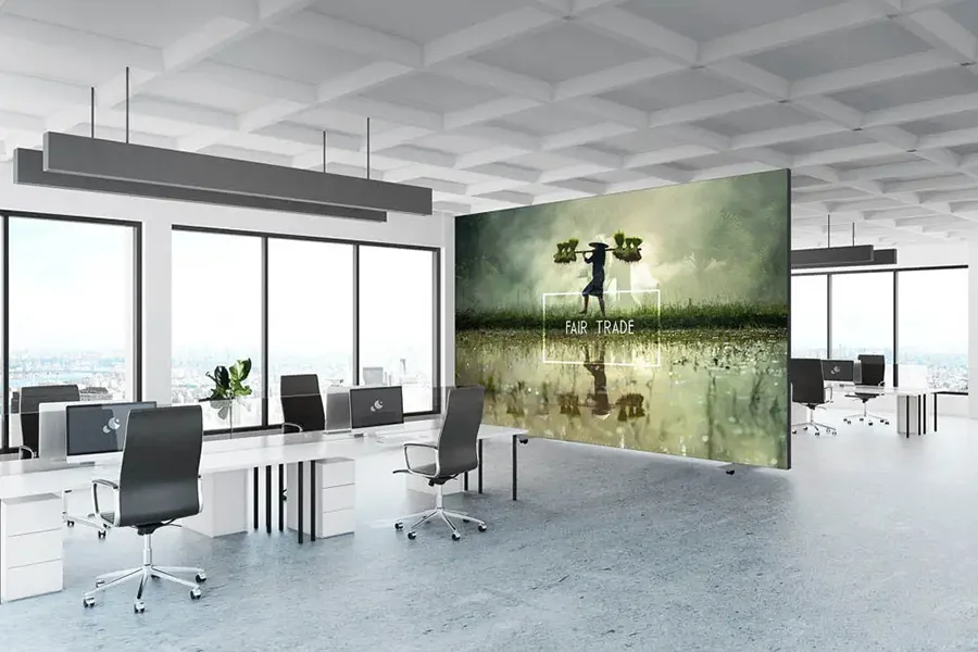 Akustikrahmen freistehend mit Standfüßen