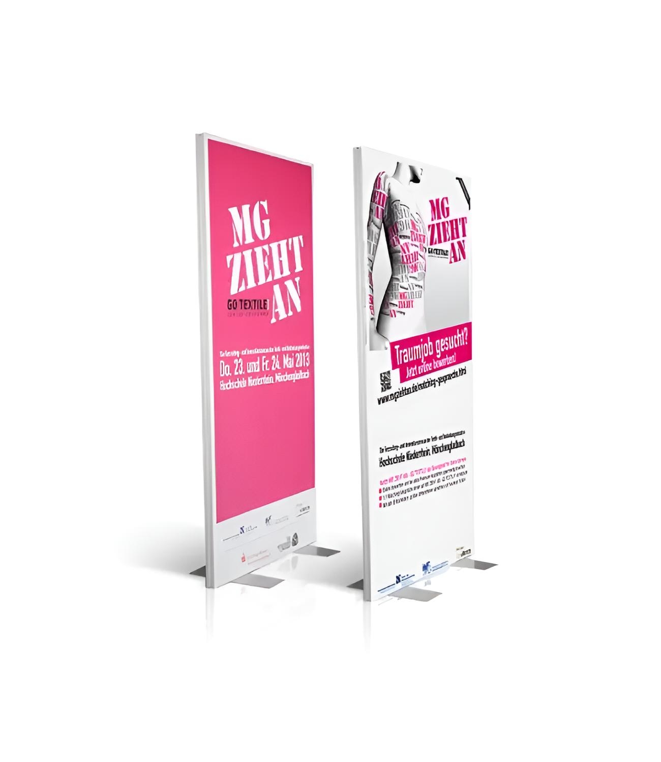 Textilspannrahmen Beidseitig FAQ Banner