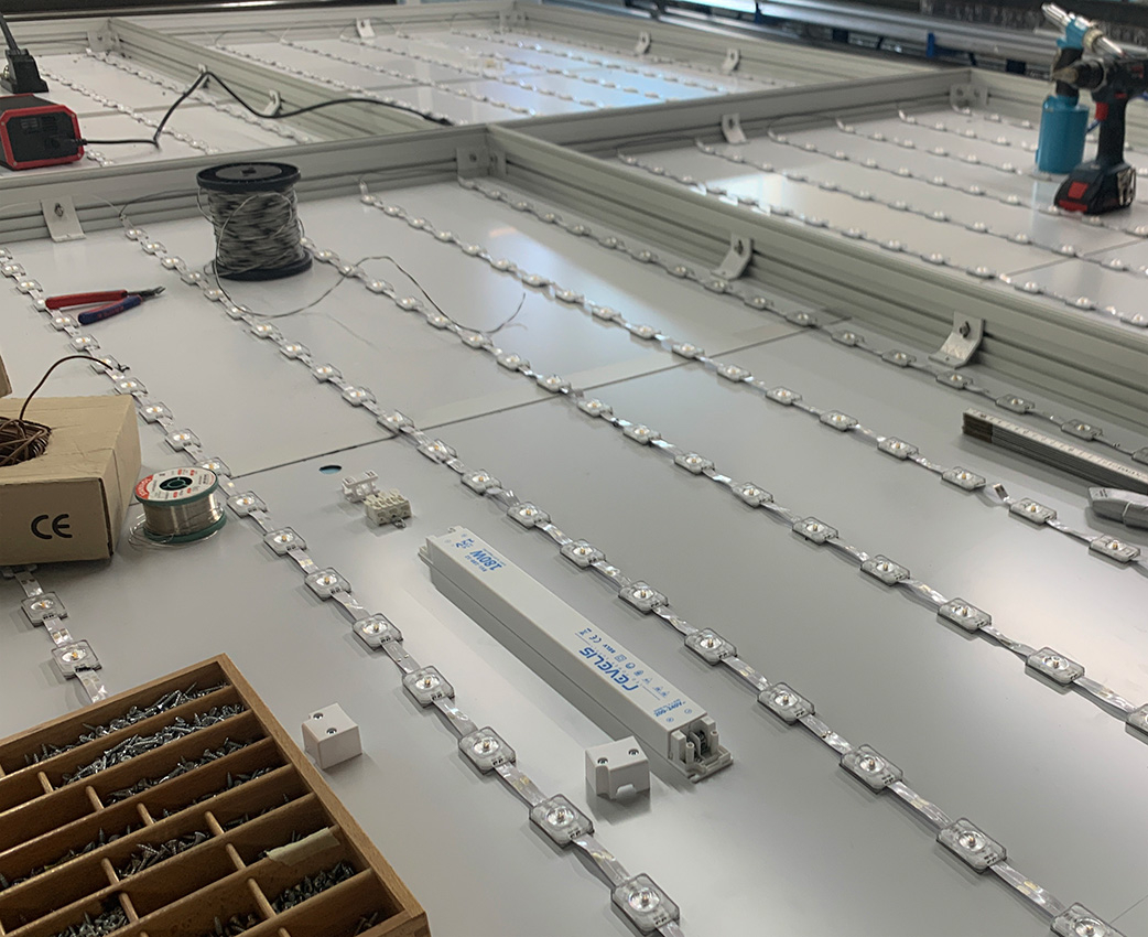 Textilspannrahmen Handarbeit