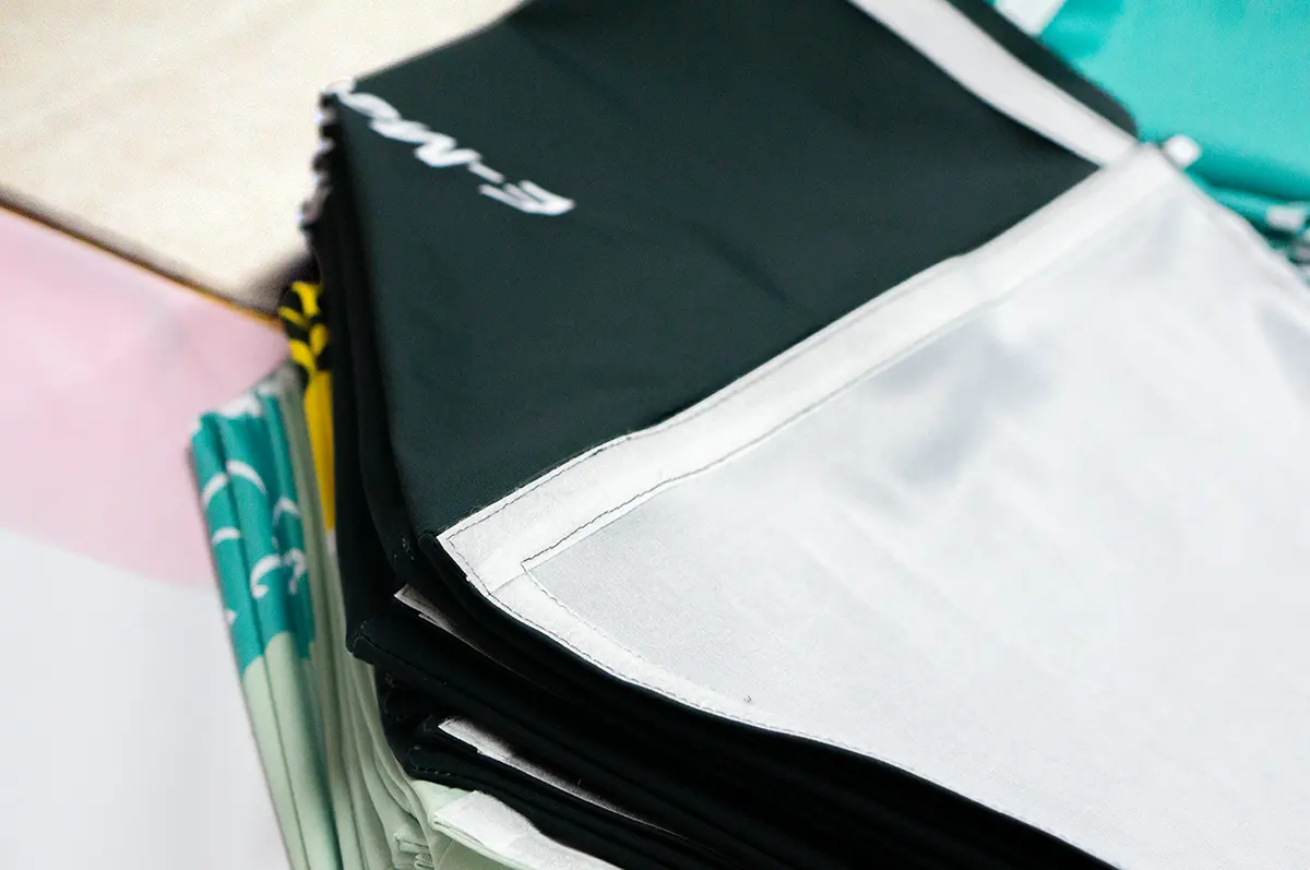 Nahaufnahme der Klettverschluss 