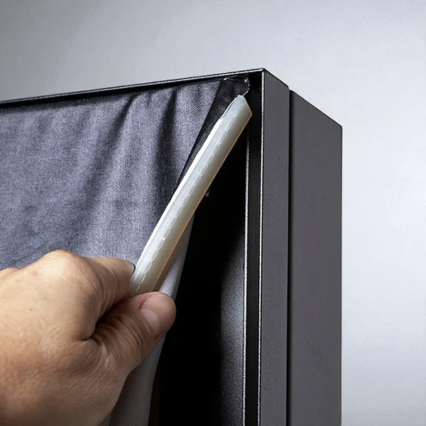 POS-System Detailansicht Ecke Gummilippe