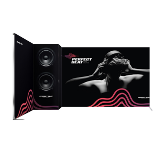 Expolinc Messestand Set, L-Form, 4 x 3 m mit Kabine