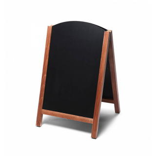 Kundenstopper als Kreidetafel mit Holzgestell