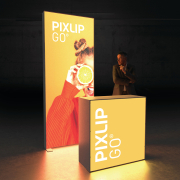 Pixlip Go LED Werbestand, POS Set