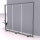 Beleuchteter Messestand, L-Form 4x3