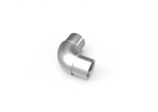 Bannerrahmen rund Winkelstück 90°