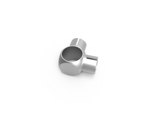 Bannerrahmen rund 4-Wege Stück 90°