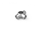 Bannerrahmen rund 5-Wege Stück