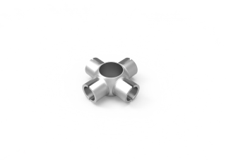 Bannerrahmen rund 6-Wege Stück