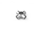 Bannerrahmen rund 6-Wege Stück