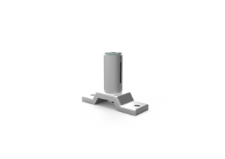 Bannerrahmen rund Bodenstütze