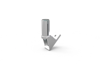 Bannerrahmen rund Treppenhalter 45°