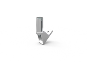 Bannerrahmen rund Treppenhalter 45°