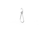 Bannerrahmen rund Spanngummi grau 180 mm