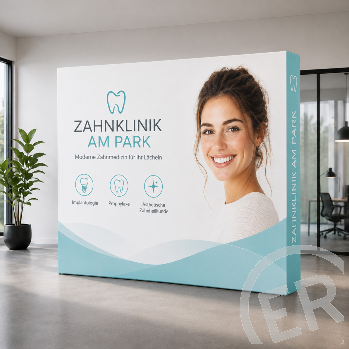 Messewand Mönchengladbach – beleuchtete LED-Messewand als modulares Backwall-System